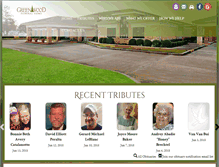 Tablet Screenshot of greenwoodfuneralhome.net